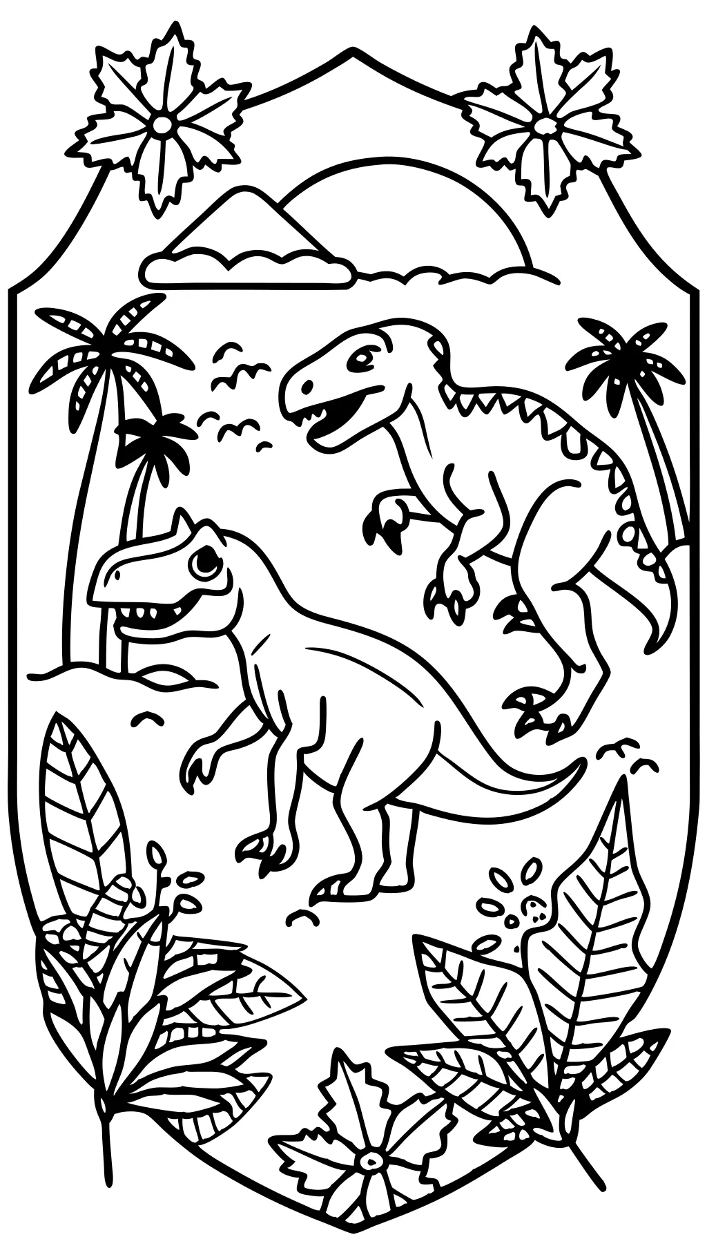 coloriages de jurassic bleu